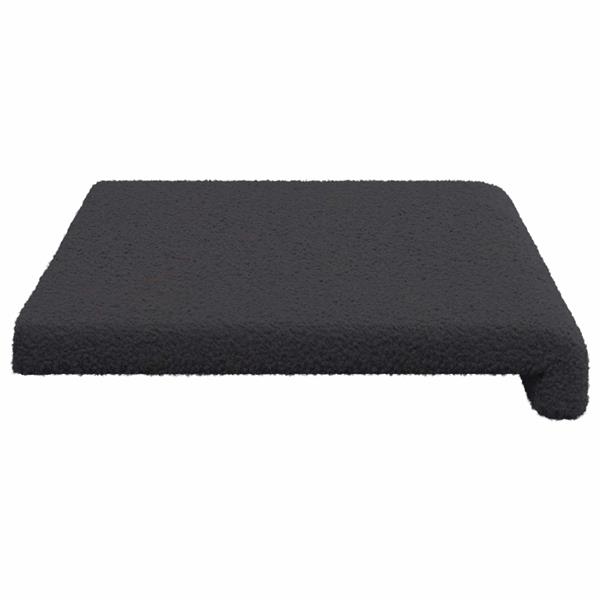 Grote foto vidaxl bankkussen sherpa stof donkergrijs diepte 35 cm huis en inrichting woningdecoratie