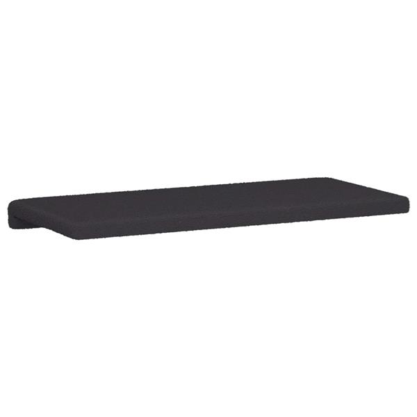 Grote foto vidaxl bankkussen sherpa stof donkergrijs diepte 35 cm huis en inrichting woningdecoratie