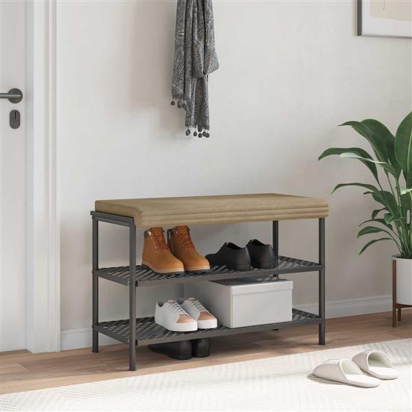 Grote foto vidaxl bankkussen pluche corduroy taupe diepte 35 cm huis en inrichting woningdecoratie