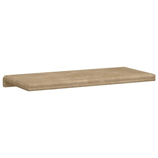 Grote foto vidaxl bankkussen pluche corduroy taupe diepte 35 cm huis en inrichting woningdecoratie
