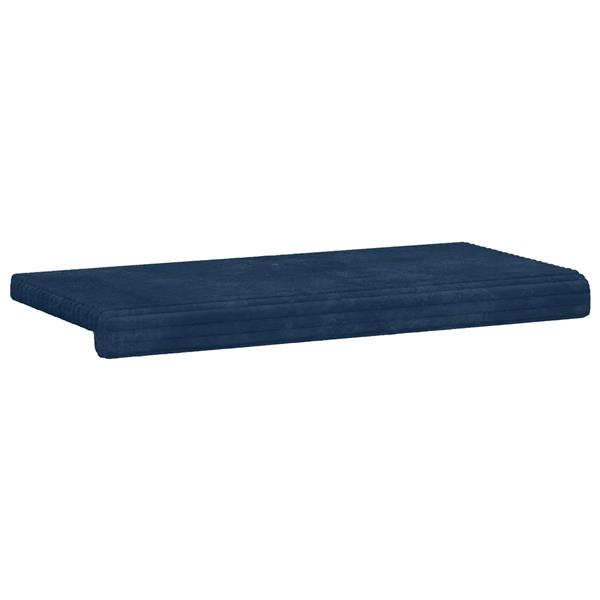 Grote foto vidaxl bankkussen pluche corduroy marineblauw diepte 35 cm huis en inrichting woningdecoratie