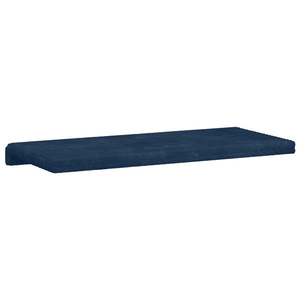 Grote foto vidaxl bankkussen pluche corduroy marineblauw diepte 35 cm huis en inrichting woningdecoratie