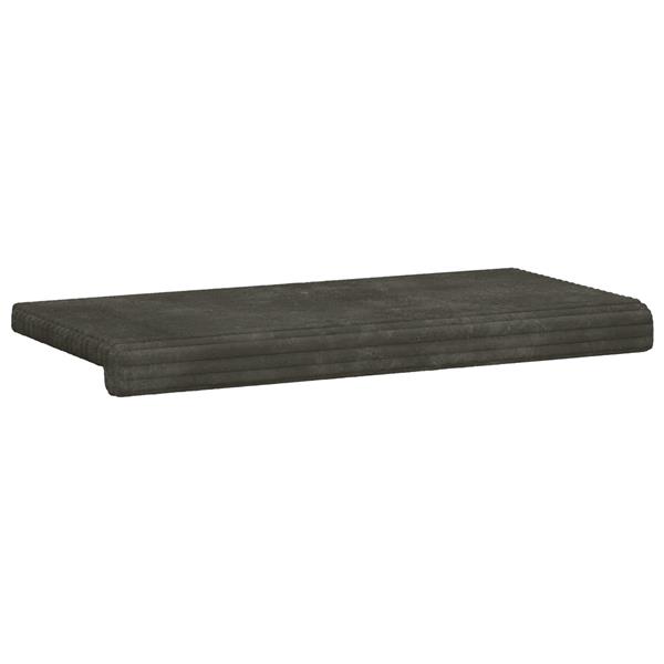 Grote foto vidaxl bankkussen pluche corduroy antraciet diepte 35 cm huis en inrichting woningdecoratie