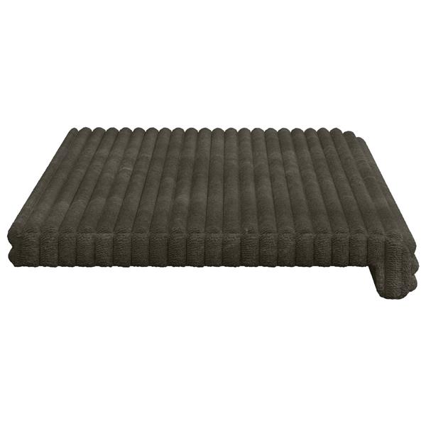 Grote foto vidaxl bankkussen pluche corduroy antraciet diepte 35 cm huis en inrichting woningdecoratie