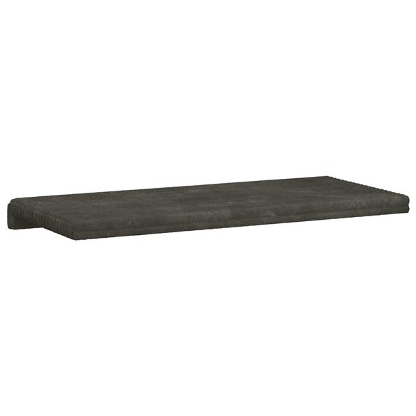 Grote foto vidaxl bankkussen pluche corduroy antraciet diepte 35 cm huis en inrichting woningdecoratie