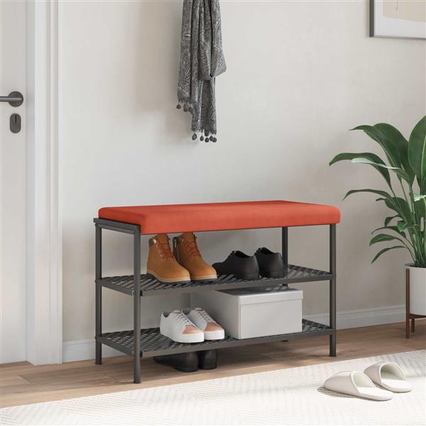 Grote foto vidaxl bankkussen corduroy rood oranje diepte 35 cm huis en inrichting woningdecoratie