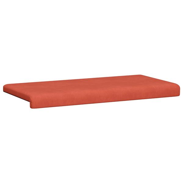 Grote foto vidaxl bankkussen corduroy rood oranje diepte 35 cm huis en inrichting woningdecoratie