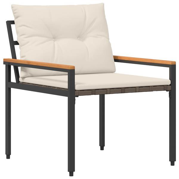 Grote foto vidaxl tuinmeubelset 4 st cr mewit poly rattan tuin en terras tuinmeubelen