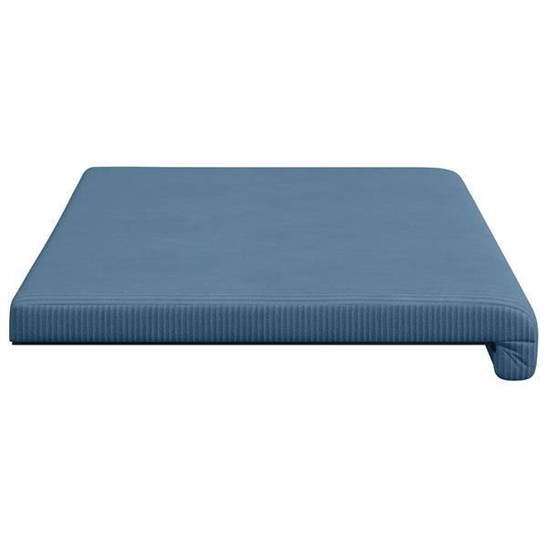 Grote foto vidaxl bankkussen corduroy blauw diepte 35 cm huis en inrichting woningdecoratie