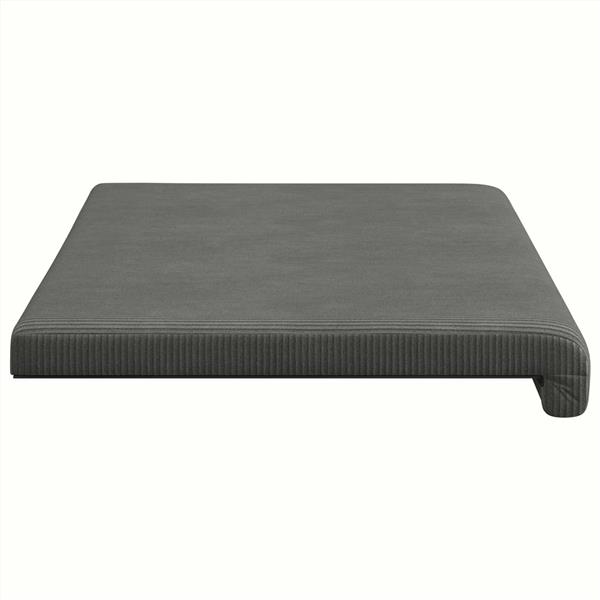 Grote foto vidaxl bankkussen corduroy donkergrijs diepte 35 cm huis en inrichting woningdecoratie