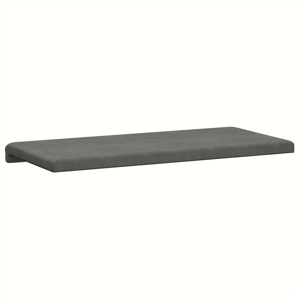 Grote foto vidaxl bankkussen corduroy donkergrijs diepte 35 cm huis en inrichting woningdecoratie