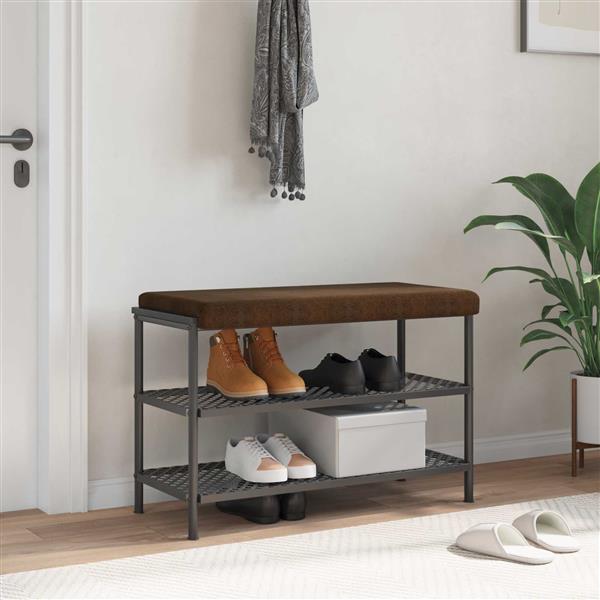 Grote foto vidaxl bankkussen faux su de stof bruin diepte 35 cm huis en inrichting woningdecoratie