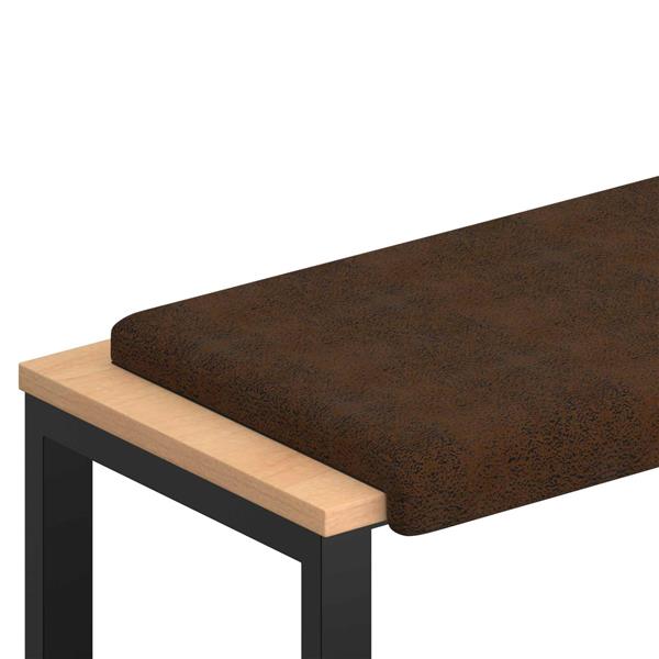 Grote foto vidaxl bankkussen faux su de stof bruin diepte 35 cm huis en inrichting woningdecoratie