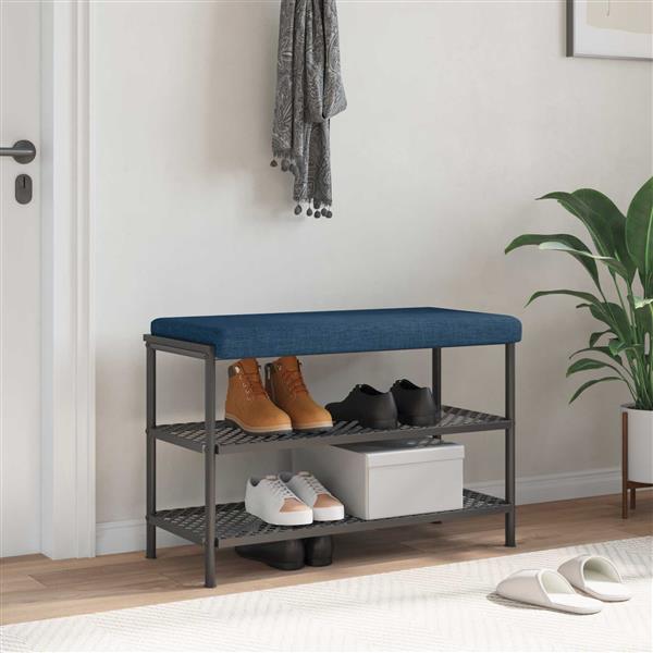 Grote foto vidaxl bankkussen stof blauw diepte 35 cm huis en inrichting woningdecoratie
