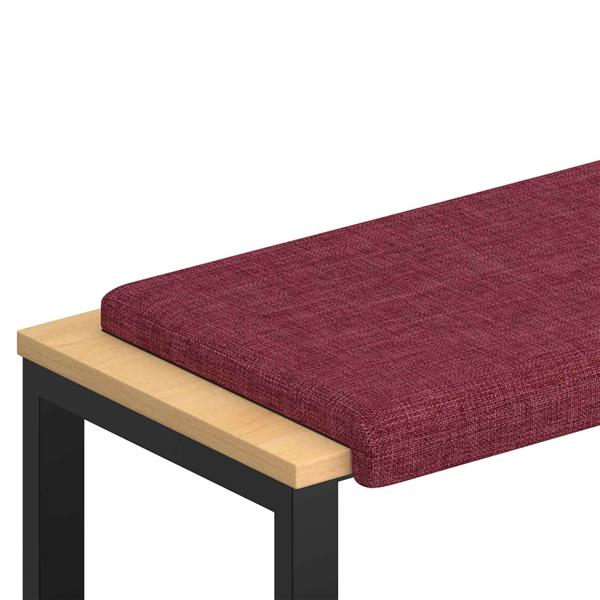 Grote foto vidaxl bankkussen stof wijnrood diepte 35 cm huis en inrichting woningdecoratie