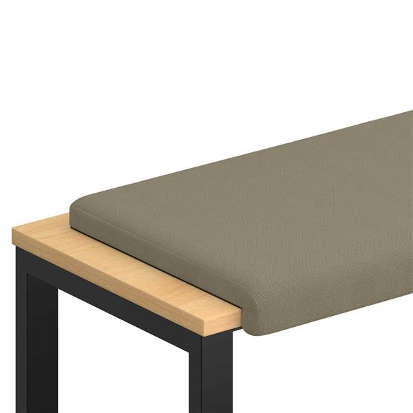 Grote foto vidaxl bankkussen textured velvet kaki diepte 35 cm huis en inrichting woningdecoratie
