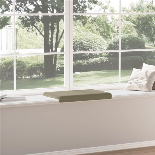 Grote foto vidaxl bankkussen textured velvet kaki diepte 35 cm huis en inrichting woningdecoratie