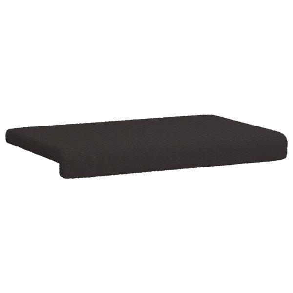 Grote foto vidaxl bankkussen sherpa stof zwart diepte 35 cm huis en inrichting woningdecoratie