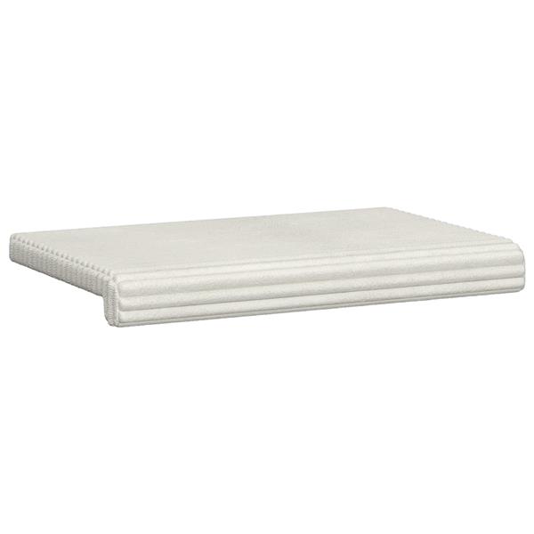 Grote foto vidaxl bankkussen pluche corduroy cr mekleurig diepte 35 cm huis en inrichting woningdecoratie