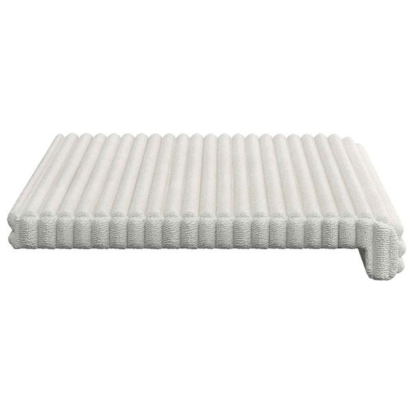 Grote foto vidaxl bankkussen pluche corduroy cr mekleurig diepte 35 cm huis en inrichting woningdecoratie