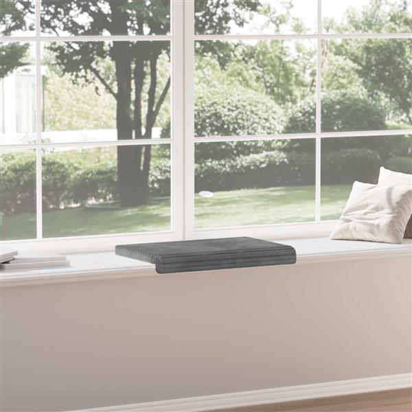Grote foto vidaxl bankkussen pluche corduroy lichtgrijs diepte 35 cm huis en inrichting woningdecoratie
