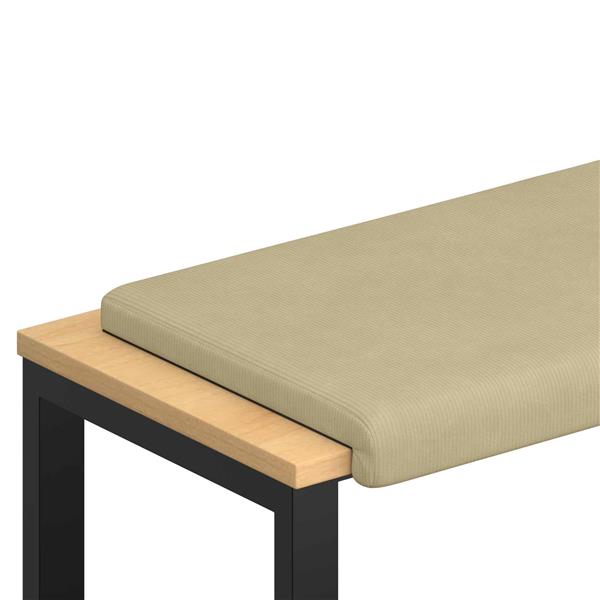 Grote foto vidaxl bankkussen corduroy grijs groen diepte 35 cm huis en inrichting woningdecoratie