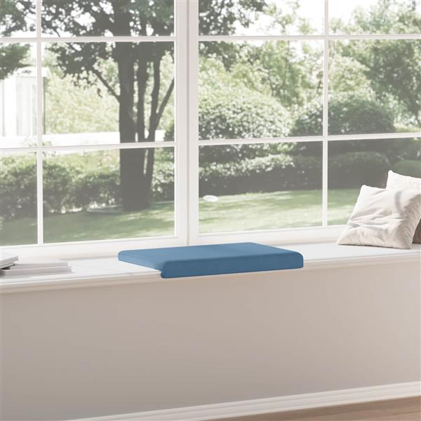 Grote foto vidaxl bankkussen corduroy blauw diepte 35 cm huis en inrichting woningdecoratie