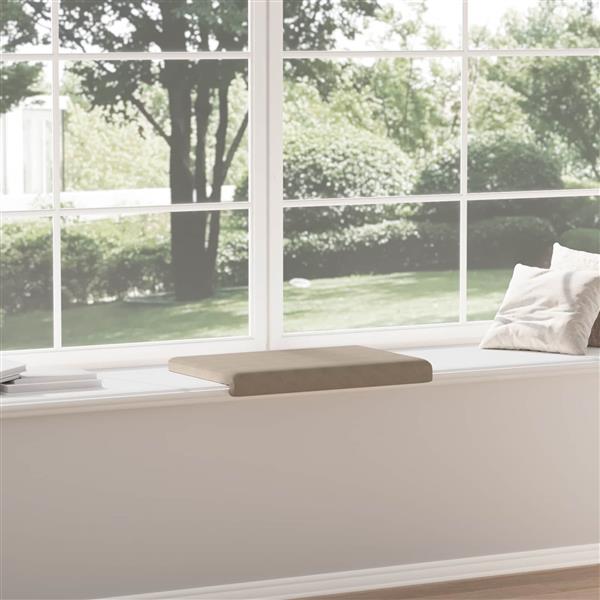 Grote foto vidaxl bankkussen microvezel taupe diepte 35 cm huis en inrichting woningdecoratie