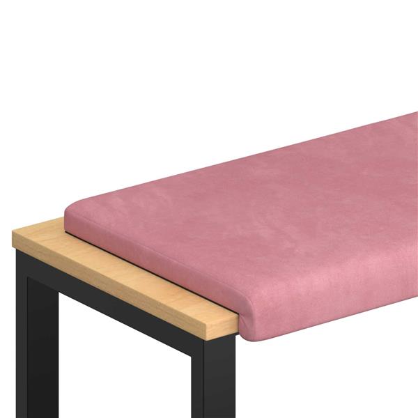 Grote foto vidaxl bankkussen fluweel roze diepte 35 cm huis en inrichting woningdecoratie