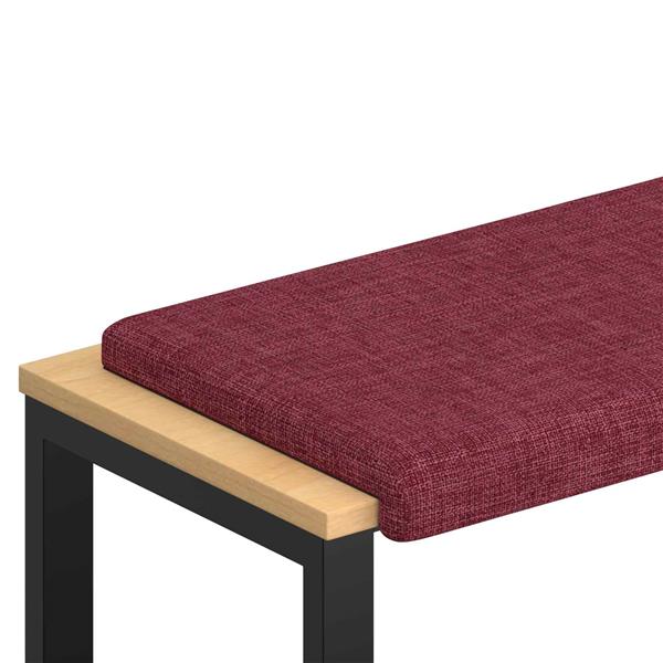 Grote foto vidaxl bankkussen stof wijnrood diepte 35 cm huis en inrichting woningdecoratie
