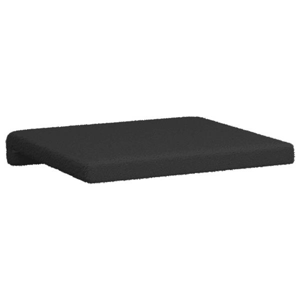 Grote foto vidaxl bankkussen 4 st sherpa stof zwart diepte 35 cm huis en inrichting woningdecoratie