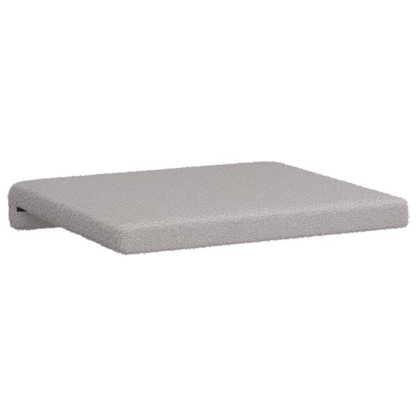 Grote foto vidaxl bankkussen 4 st sherpa stof lichtgrijs diepte 35 cm huis en inrichting woningdecoratie