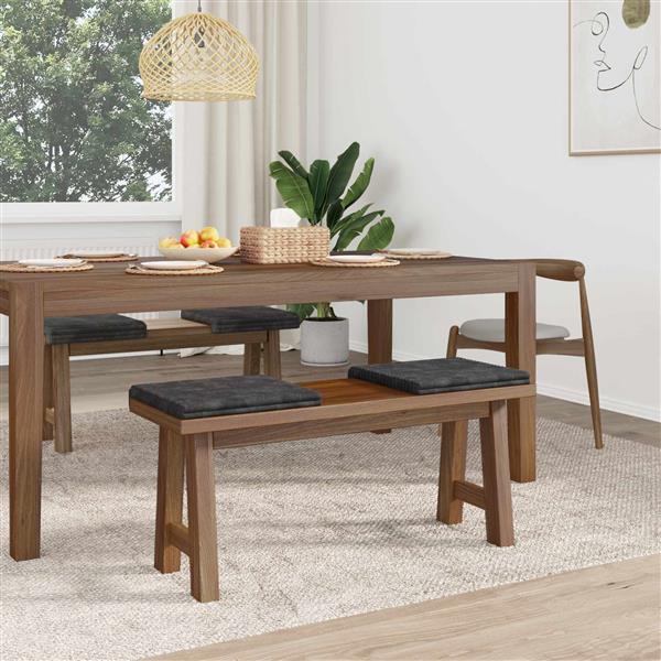 Grote foto vidaxl bankkussen 4 st pluche corduroy donkergrijs diepte 35 cm huis en inrichting woningdecoratie