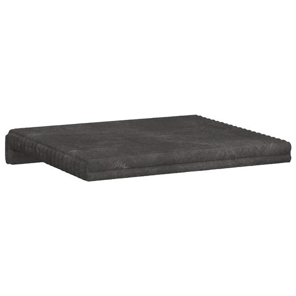 Grote foto vidaxl bankkussen 4 st pluche corduroy donkergrijs diepte 35 cm huis en inrichting woningdecoratie