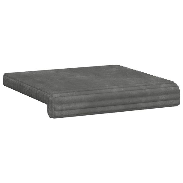 Grote foto vidaxl bankkussen 4 st pluche corduroy lichtgrijs diepte 35 cm huis en inrichting woningdecoratie