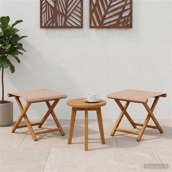 Grote foto vidaxl ligstoel 2 st massief eucalyptushout taupe tuin en terras tuinmeubelen