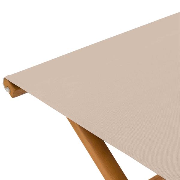 Grote foto vidaxl ligstoel 2 pcs massief eucalyptushout beige tuin en terras tuinmeubelen