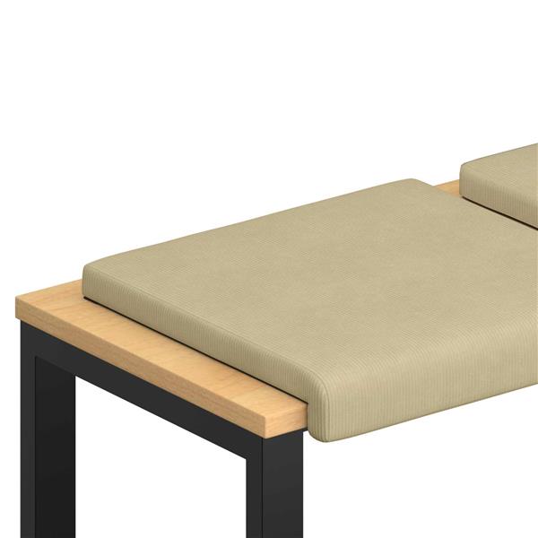 Grote foto vidaxl bankkussen 4 st corduroy grijs groen diepte 35 cm huis en inrichting woningdecoratie