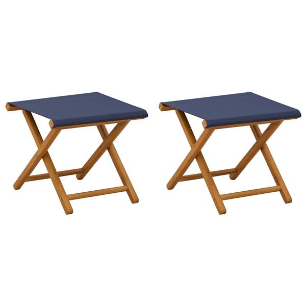 Grote foto vidaxl ligstoel 2 pcs massief eucalyptushout blauw tuin en terras tuinmeubelen