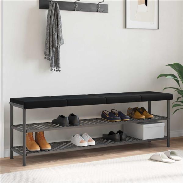 Grote foto vidaxl bankkussen 4 st fluweel zwart diepte 35 cm huis en inrichting woningdecoratie