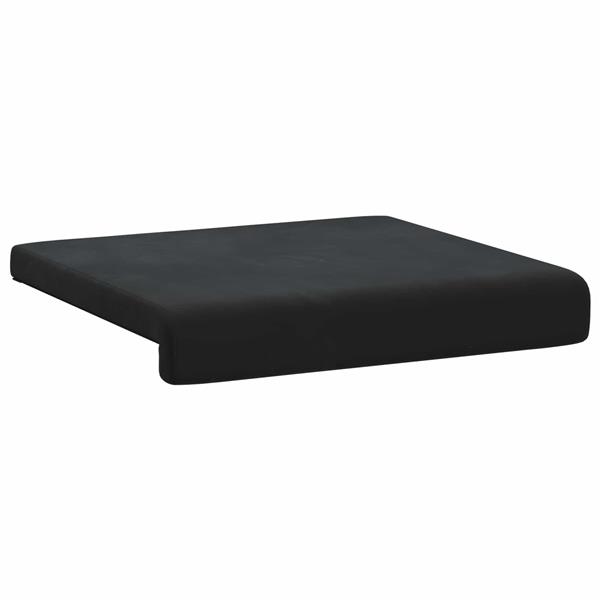 Grote foto vidaxl bankkussen 4 st fluweel zwart diepte 35 cm huis en inrichting woningdecoratie