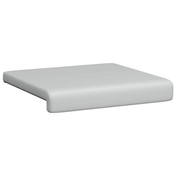 Grote foto vidaxl bankkussen 2 st textured velvet lichtgrijs diepte 35 cm huis en inrichting woningdecoratie