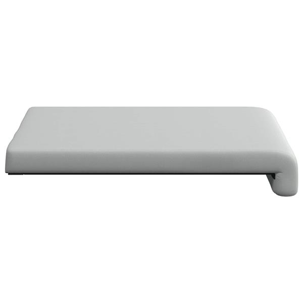 Grote foto vidaxl bankkussen 2 st textured velvet lichtgrijs diepte 35 cm huis en inrichting woningdecoratie