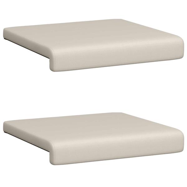 Grote foto vidaxl bankkussen 2 st textured velvet havermout diepte 35 cm huis en inrichting woningdecoratie