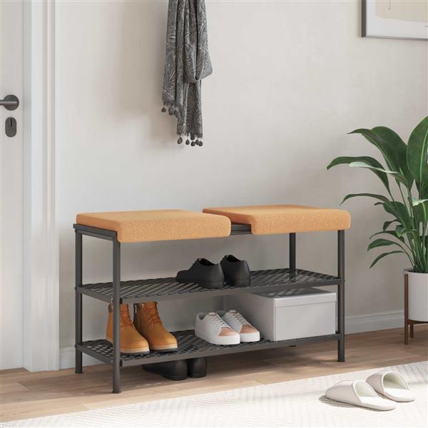 Grote foto vidaxl bankkussen 2 st sherpa stof beige diepte 35 cm huis en inrichting woningdecoratie