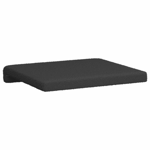 Grote foto vidaxl bankkussen 2 st sherpa stof donkergrijs diepte 35 cm huis en inrichting woningdecoratie