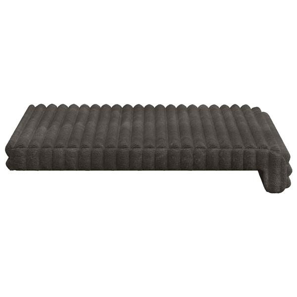 Grote foto vidaxl bankkussen 2 st pluche corduroy antraciet diepte 35 cm huis en inrichting woningdecoratie