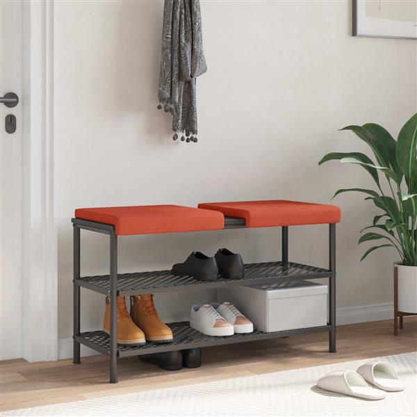 Grote foto vidaxl bankkussen 2 st corduroy rood oranje diepte 35 cm huis en inrichting woningdecoratie