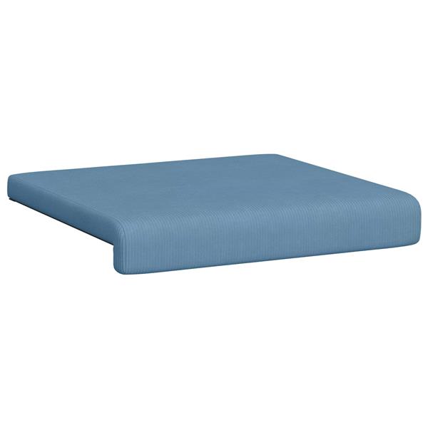 Grote foto vidaxl bankkussen 2 st corduroy blauw diepte 35 cm huis en inrichting woningdecoratie