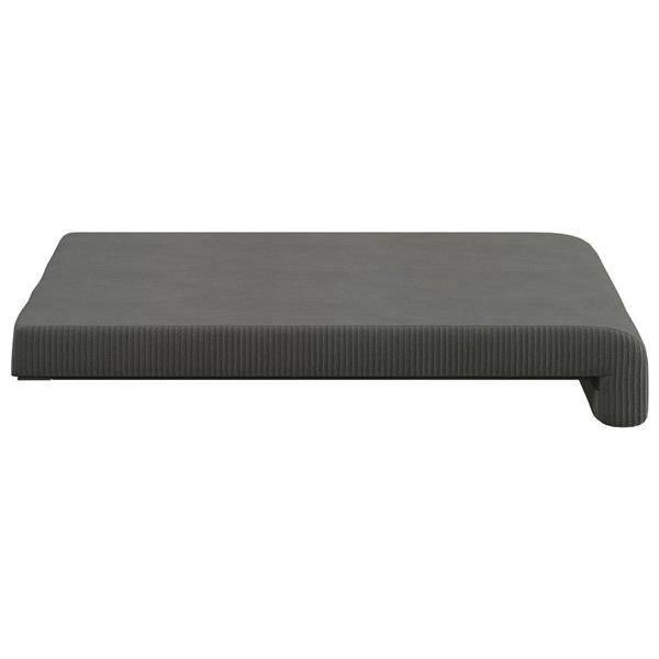 Grote foto vidaxl bankkussen 2 st corduroy donkergrijs diepte 35 cm huis en inrichting woningdecoratie